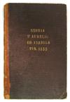 FLORES, JUAN DE. Historia in lingua castigliana composta, et . . . in parlare italico tradutta.  1533